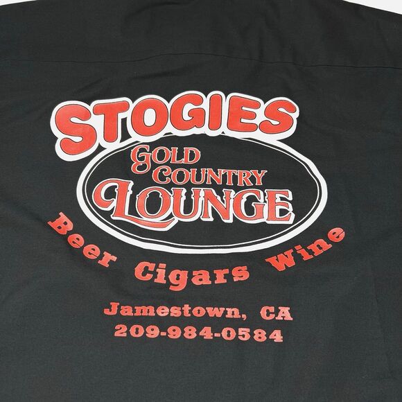 Red Kap Work Shirt Men's Stogies Gold Country Lounge Jamestown Cali Size Large - Picture 6 of 12